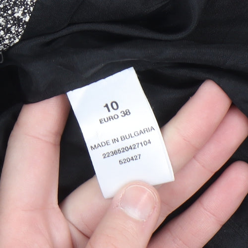 Principles Petite Grey Woven Single-Breasted Blazer Women’s Size 10