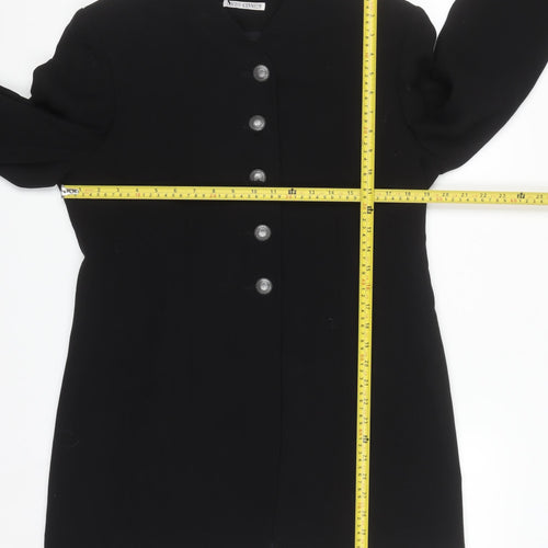 Louise Kennedy Women's Black Wool Blend Long Blazer UK 14