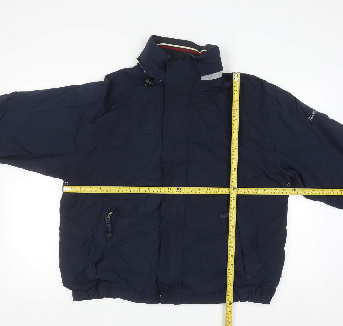 Kartel Men's Blue Windbreaker Jacket L Lightweight Casual Outerwear