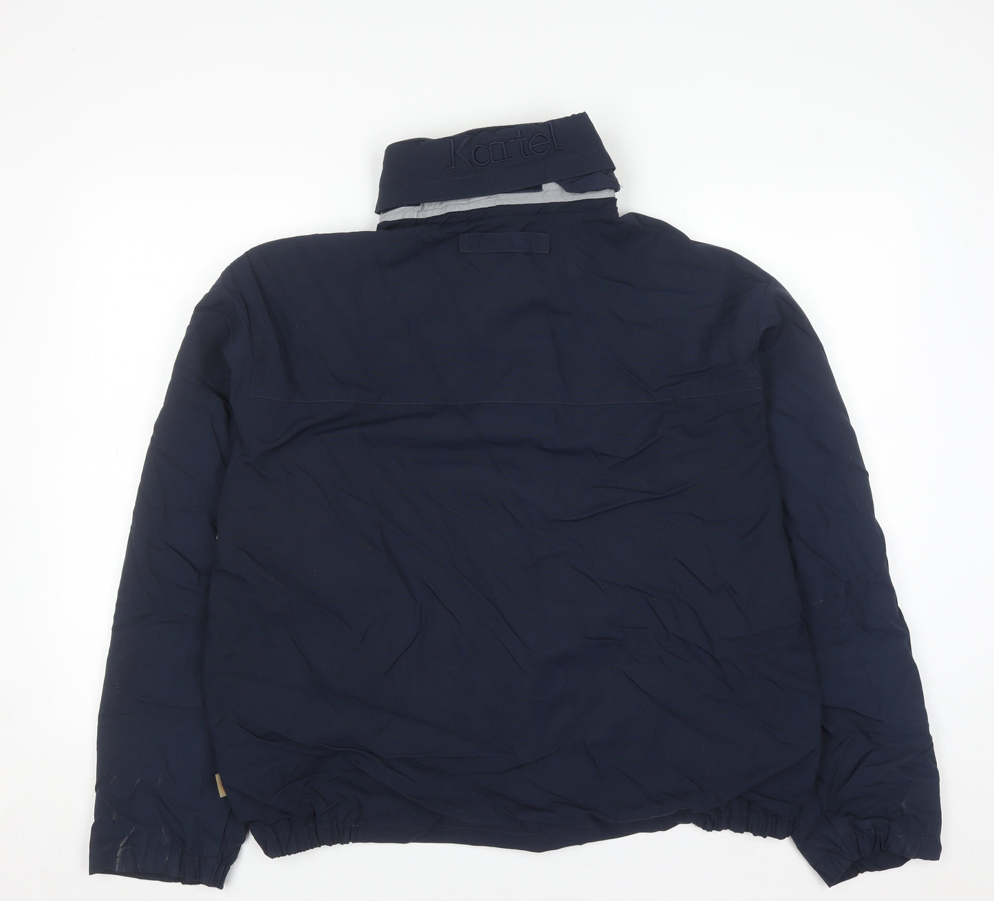 Kartel Men's Blue Windbreaker Jacket L Lightweight Casual Outerwear