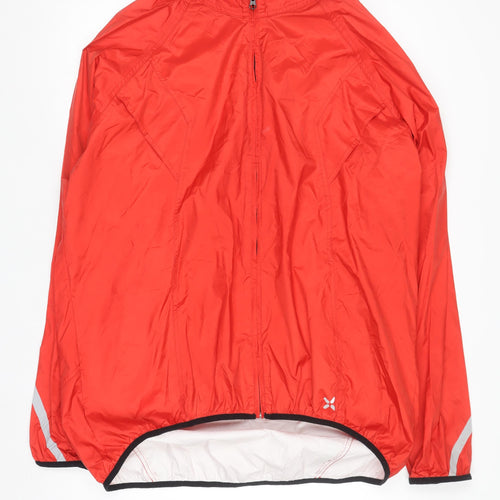B'Twin Men's Red 2XL Windbreaker Cycling Jacket Lightweight