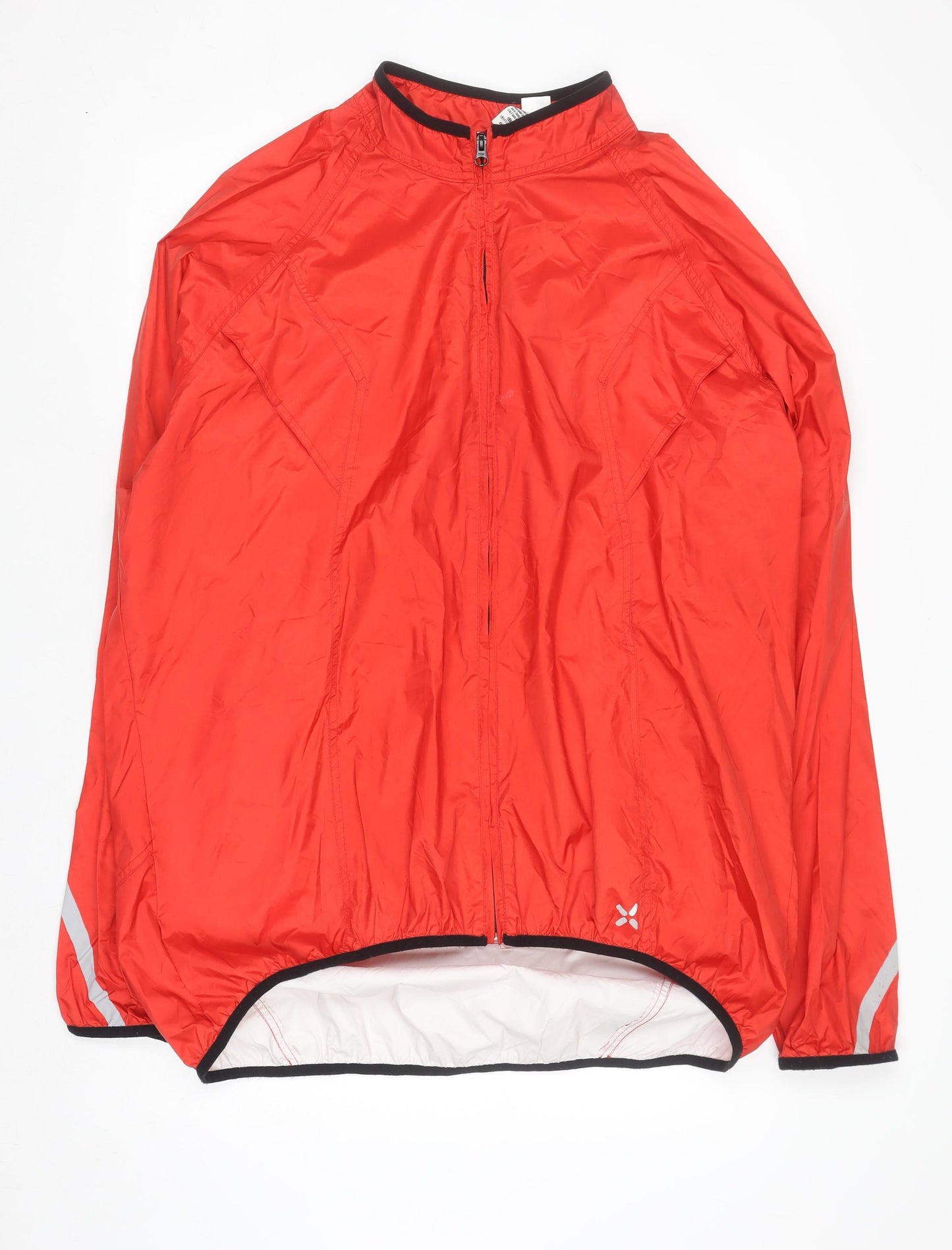 B'Twin Men's Red 2XL Windbreaker Cycling Jacket Lightweight