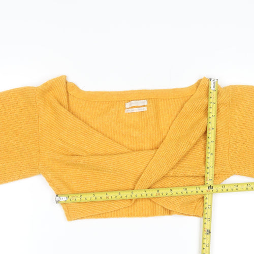 Urban Outfitters Women’s Yellow Knit Shrug Jumper XS