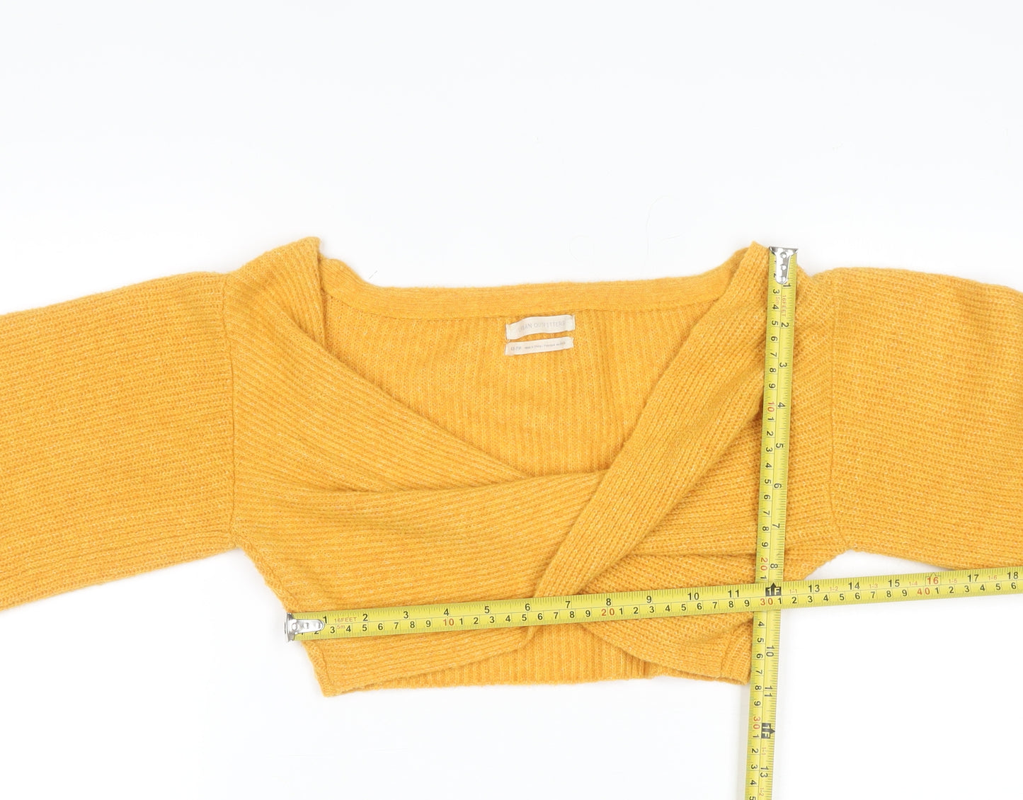 Urban Outfitters Women’s Yellow Knit Shrug Jumper XS
