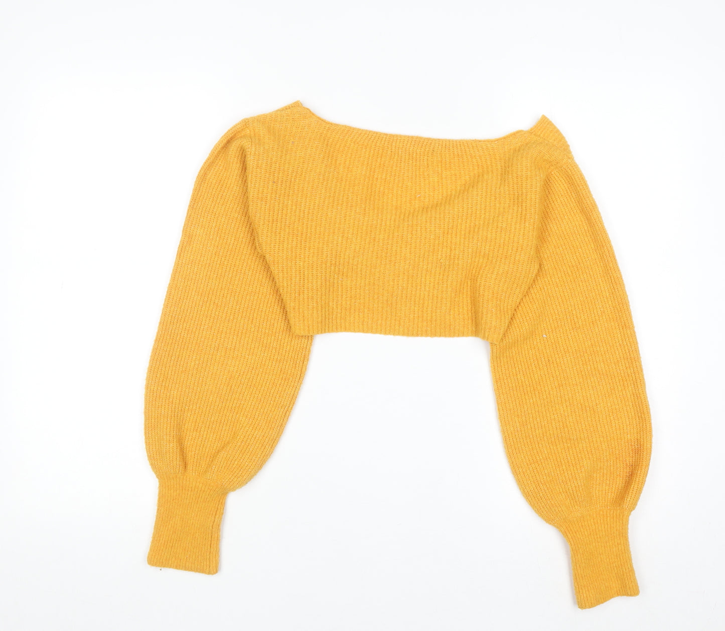 Urban Outfitters Women’s Yellow Knit Shrug Jumper XS