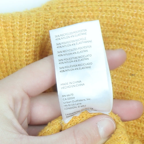 Urban Outfitters Women’s Yellow Knit Shrug Jumper XS