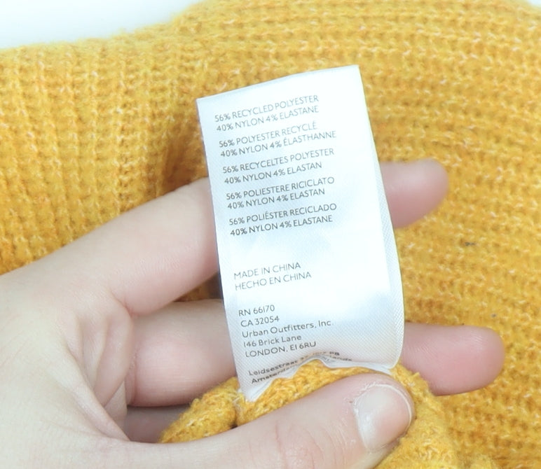 Urban Outfitters Women’s Yellow Knit Shrug Jumper XS