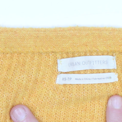 Urban Outfitters Women’s Yellow Knit Shrug Jumper XS