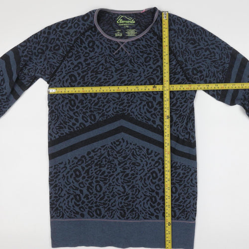 Next Elements Blue Leopard Print Loungewear Tracksuit Set L