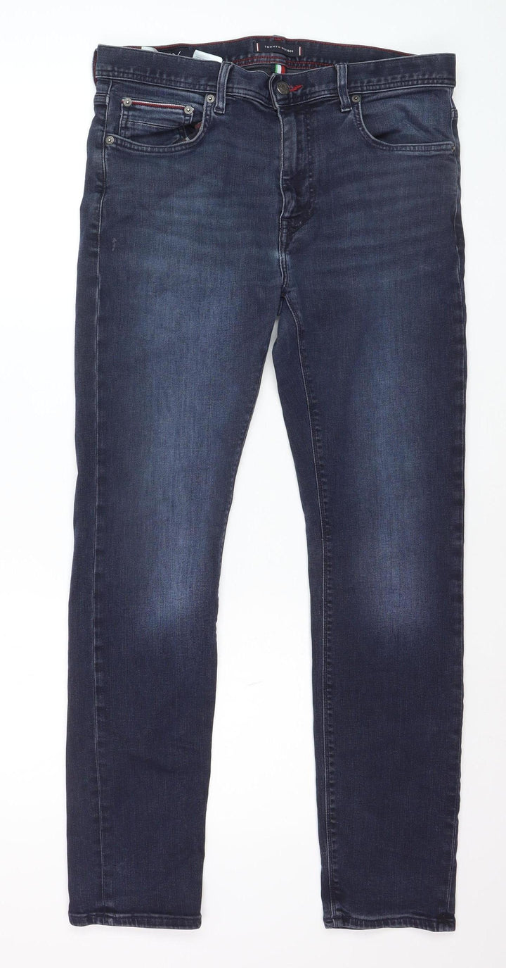 Tommy Hilfiger Women Blue Slim Fit Bleecker Stretch Jeans Size 14