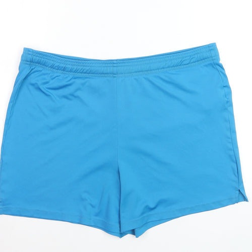 Crivit Men Blue M Quick Dry Sports Shorts