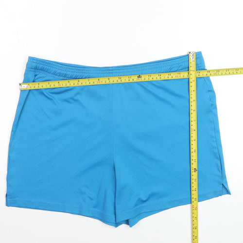 Crivit Men Blue M Quick Dry Sports Shorts