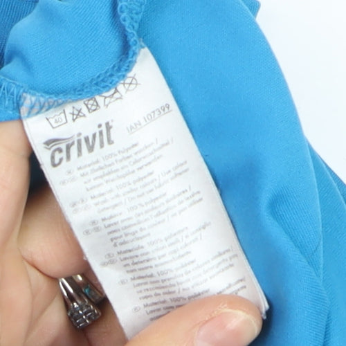 Crivit Men Blue M Quick Dry Sports Shorts