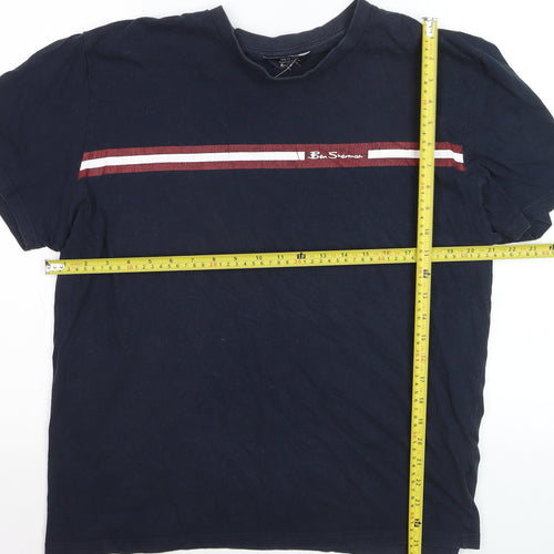 Ben Sherman Men's Dark Navy XL Cotton Graphic T-Shirt