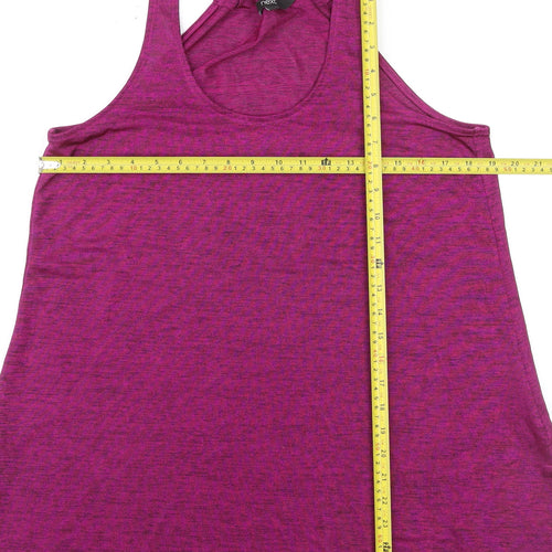 Next Women's Purple Racerback Tank Top Size 12 Activewear