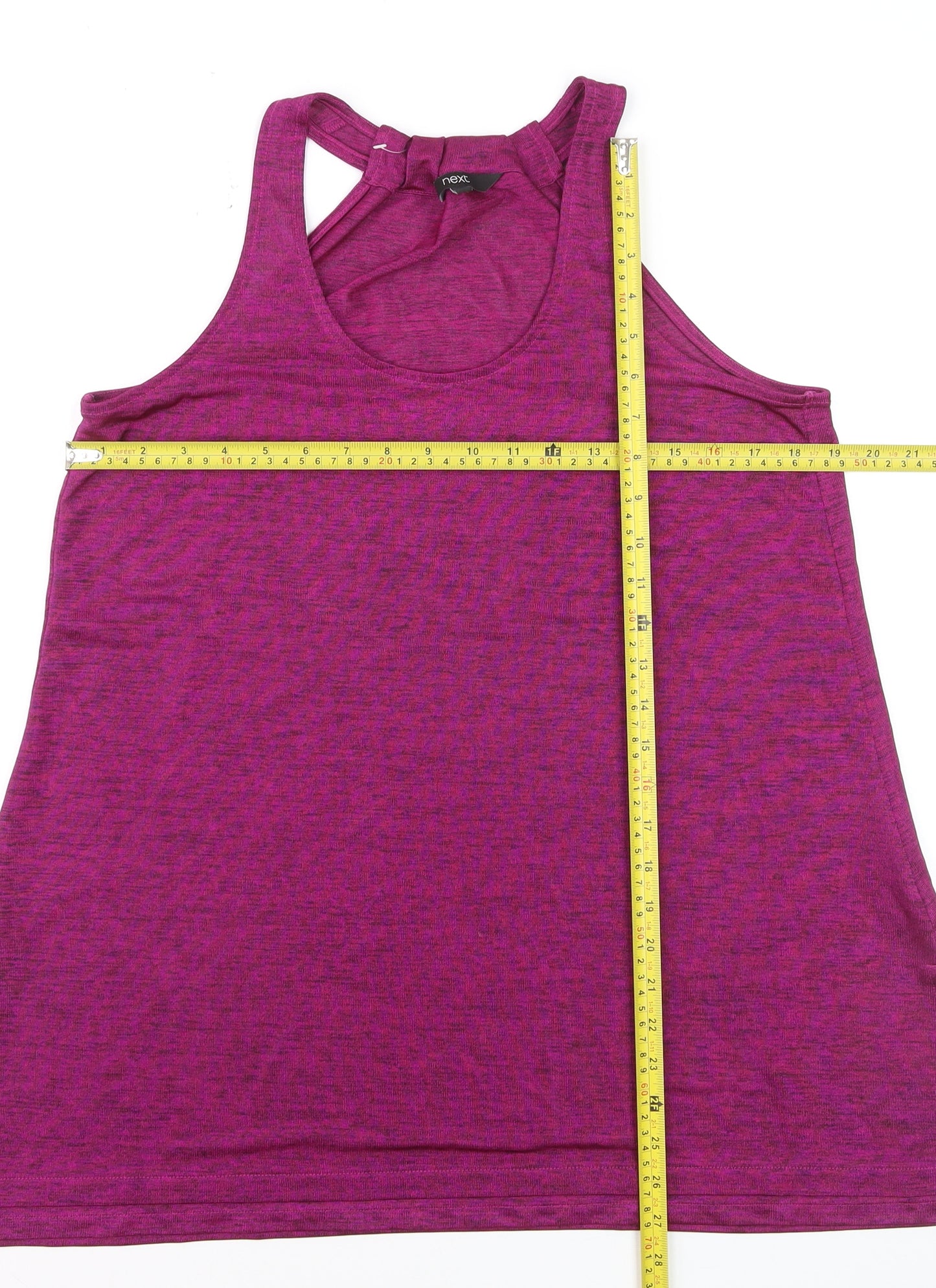 Next Women's Purple Racerback Tank Top Size 12 Activewear