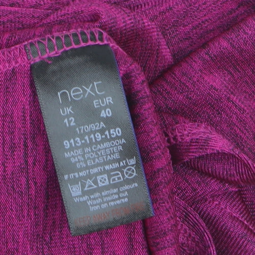 Next Women's Purple Racerback Tank Top Size 12 Activewear