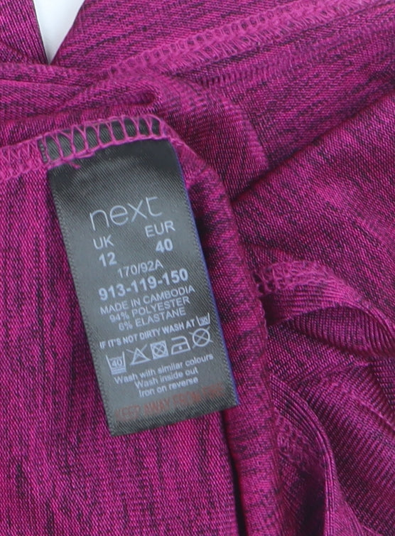Next Women's Purple Racerback Tank Top Size 12 Activewear