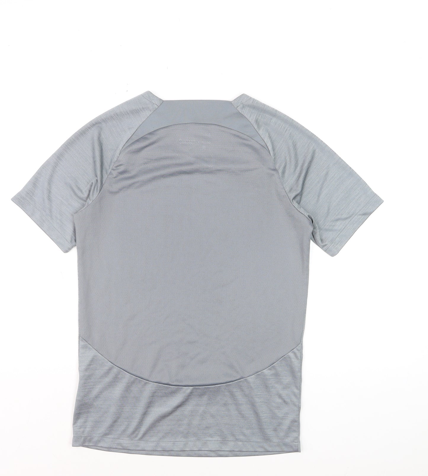 Nike Boys Grey Dri-FIT Short Sleeve Athletic Pullover T-Shirt S