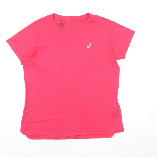ASICS Women's Pink M Lightweight Running T-Shirt