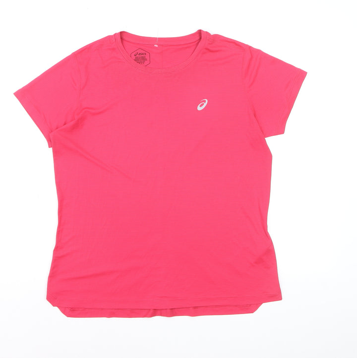ASICS Women's Pink M Lightweight Running T-Shirt