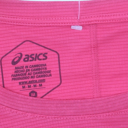 ASICS Women's Pink M Lightweight Running T-Shirt