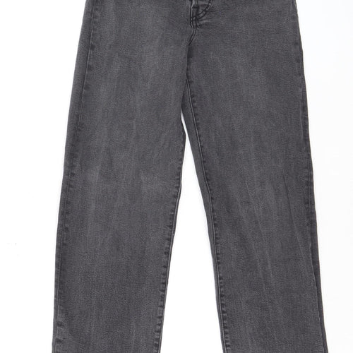 Levi's Women's Grey Ribcage Straight High Rise Jeans Size 26