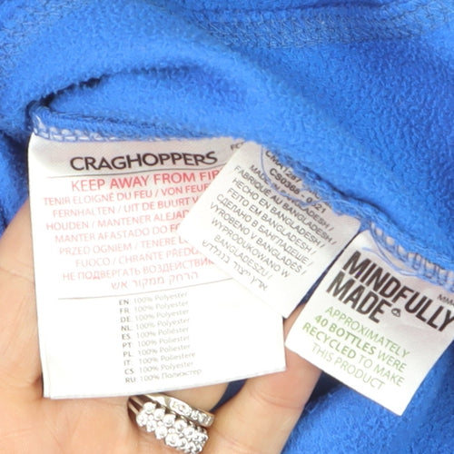 Craghoppers Men's Blue Fleece 1/4 Zip Pullover Sweatshirt M