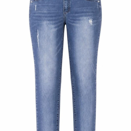 Democracy Womens Blue Size 10 Mid Rise Skinny Stretch Jeans