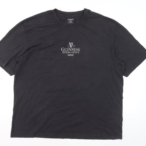 Primark x Guinness Men's Black XL Graphic Beer T-Shirt