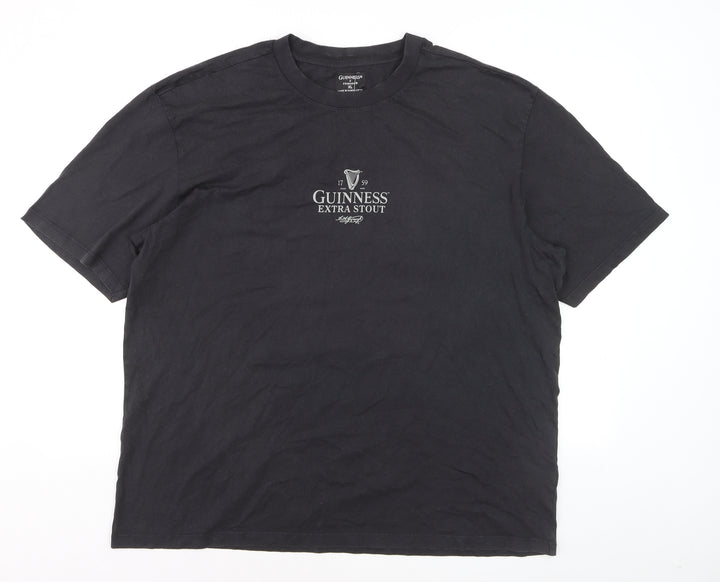 Primark x Guinness Men's Black XL Graphic Beer T-Shirt