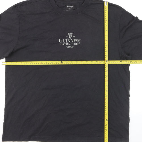 Primark x Guinness Men's Black XL Graphic Beer T-Shirt
