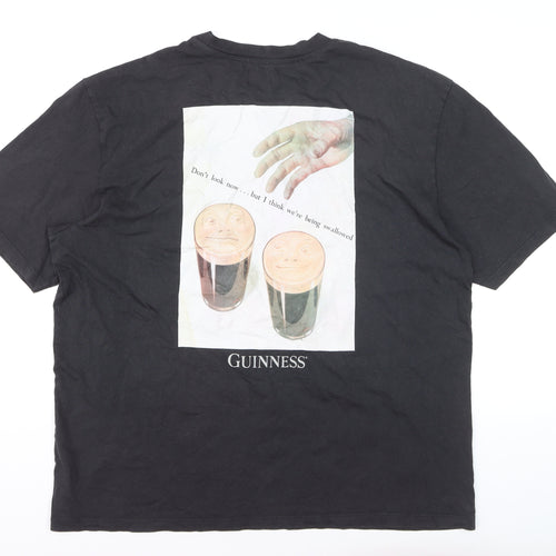 Primark x Guinness Men's Black XL Graphic Beer T-Shirt