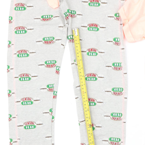 Love To Lounge Friends Central Perk Pink Pyjama Set Women’s Size S 6-8