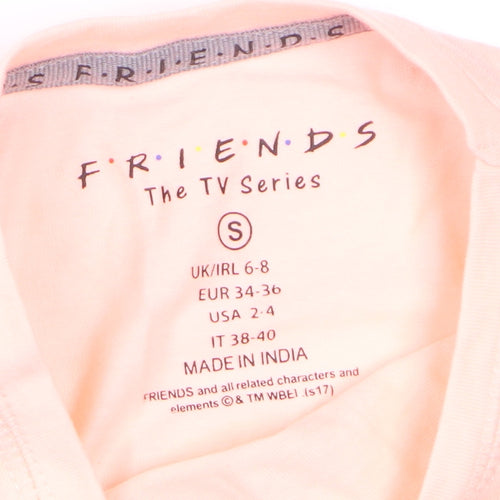 Love To Lounge Friends Central Perk Pink Pyjama Set Women’s Size S 6-8