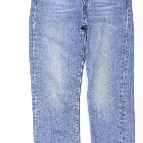 Levi's Women's Blue Wedgie Straight High Rise Jeans Size 24