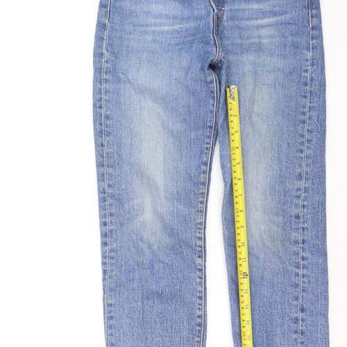 Levi's Women's Blue Wedgie Straight High Rise Jeans Size 24