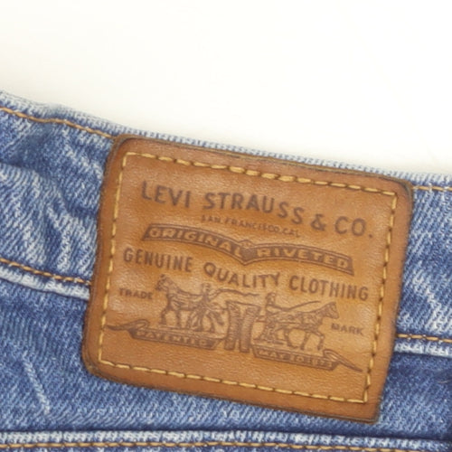 Levi's Women's Blue Wedgie Straight High Rise Jeans Size 24
