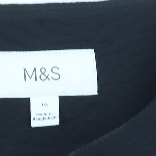 Marks and Spencer Women’s Black Size 10 Button Cardigan Jacket