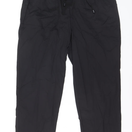 Primark Women Black Jogger Trousers M Lightweight Casual