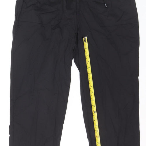 Primark Women Black Jogger Trousers M Lightweight Casual
