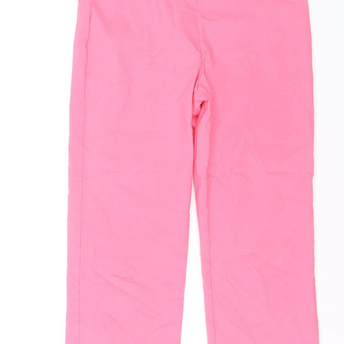 Dunnes Women’s Pink Cropped Slim Fit Stretch Trousers Size S