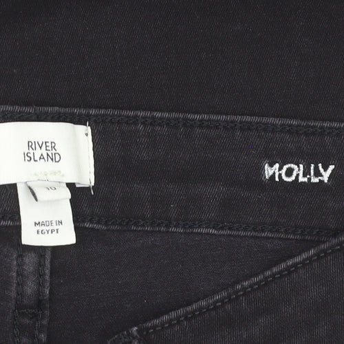 River Island Women’s Black Molly Skinny Jeans Size 10