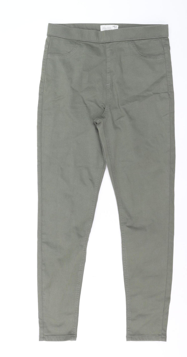 Marks and Spencer Women’s Green High Rise Slim Jegging Jeans Size 12