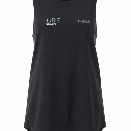 Columbia Women Black Tank Top L Sleeveless Quick Dry Sportswear