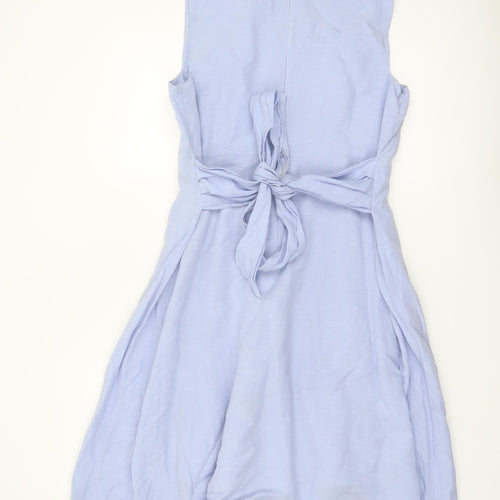 Marks and Spencer Women's Blue Size 16 Asymmetric Dress