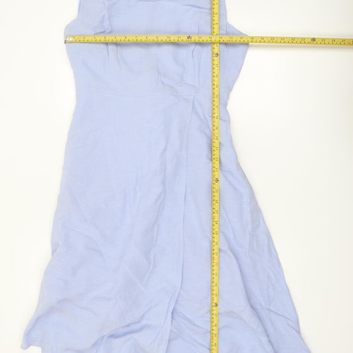 Marks and Spencer Women's Blue Size 16 Asymmetric Dress