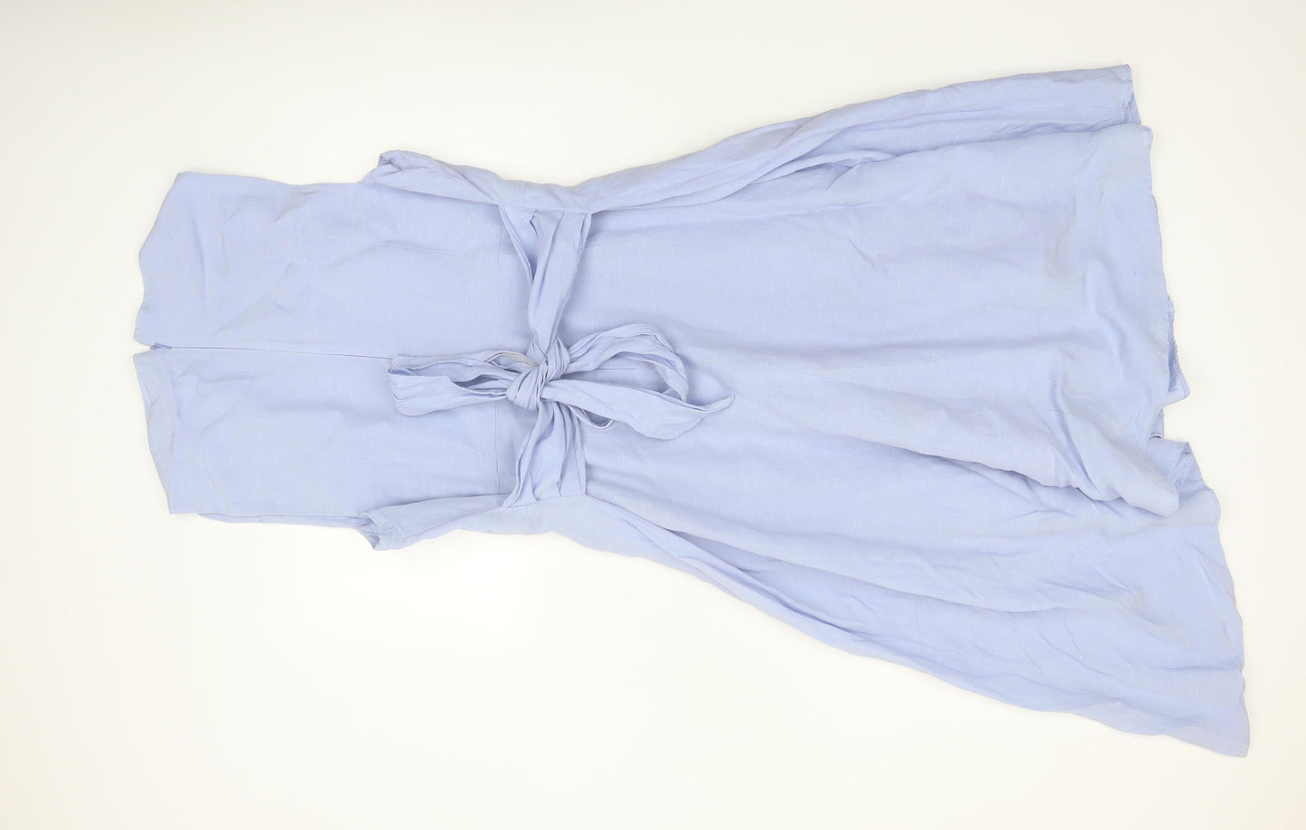 Marks and Spencer Women's Blue Size 16 Asymmetric Dress