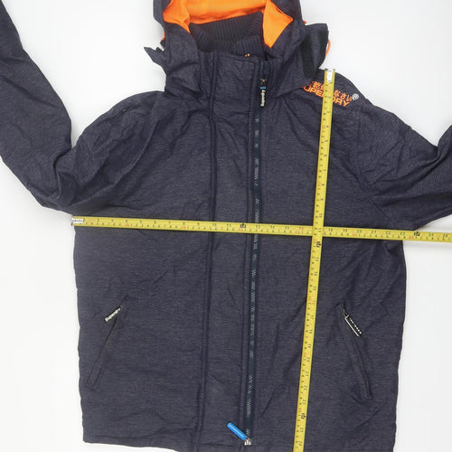 Superdry Men's Blue 2XL Original Windcheater Hooded Jacket