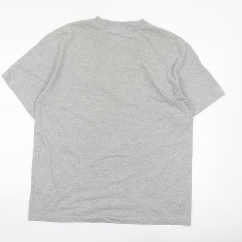 Dickies Men's Grey Crew Neck Short Sleeve T-Shirt Size L